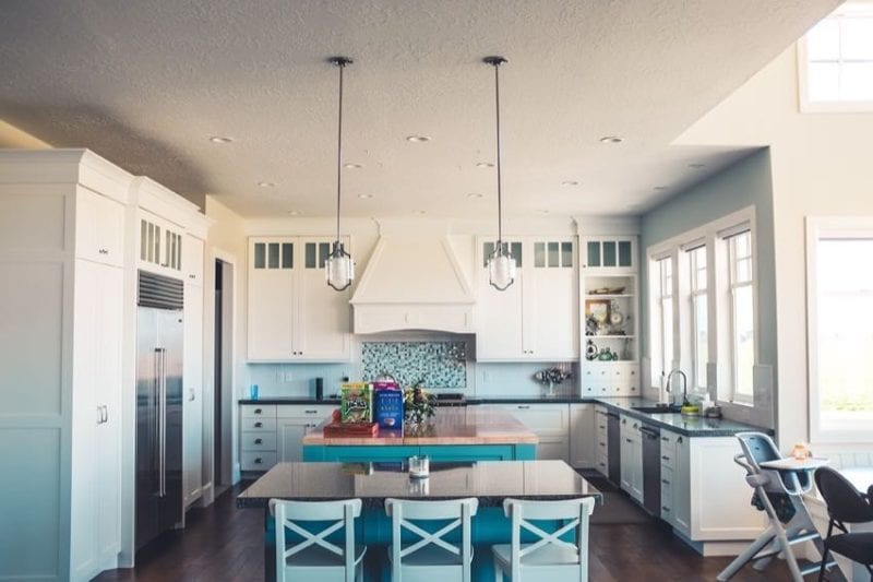 U-shaped kitchen