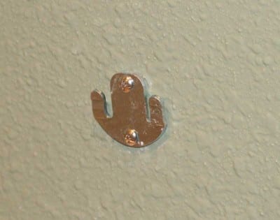 installing a towel rack mount