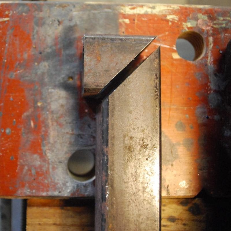45 degree steel cut