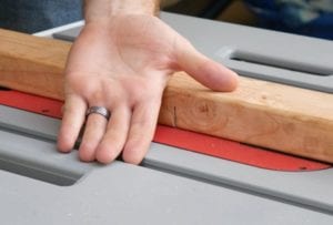 SawStop Jobsite Saw safety test 1