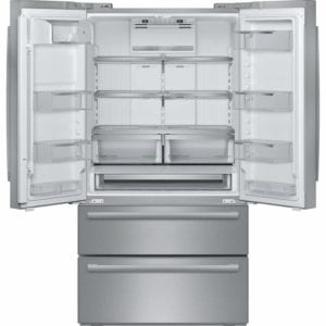 Bosch B21CL81SNS French door refrigerator open