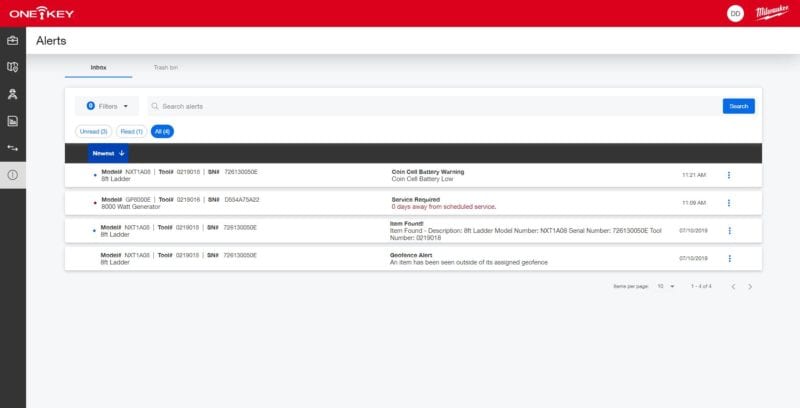 ONE-KEY Alerts