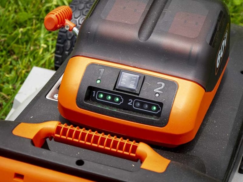 Black and Decker Battery Lawn Mower Battery Indicator