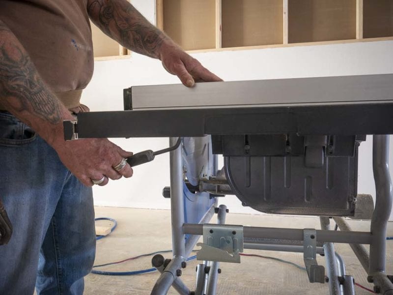 Kobalt KT10152 table saw fence