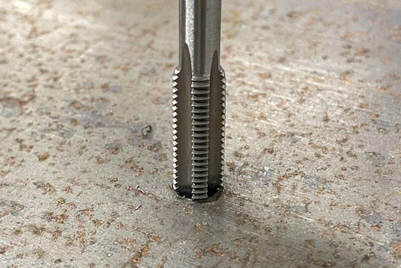 Tapping a hole