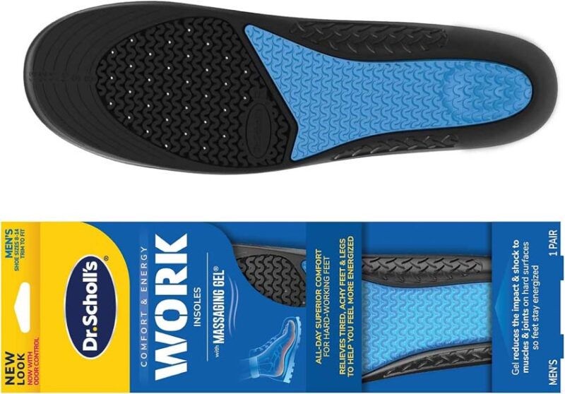 Dr. Scholl’s Work Massaging Gel Advanced Insoles for work boots