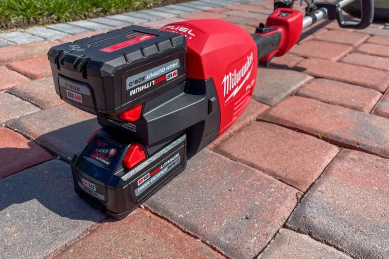 Over-under battery configuration