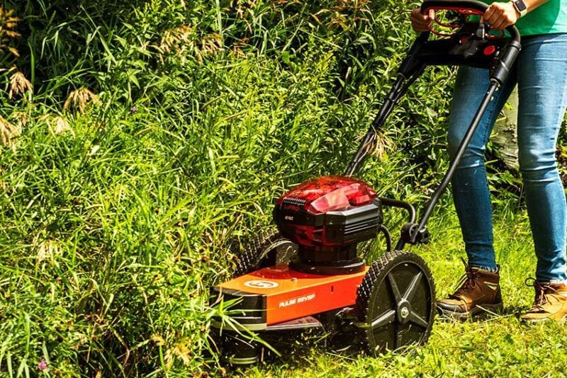 Cutting with a Trimmer Mower